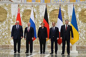 Réunion dirigeants accords de Minsk