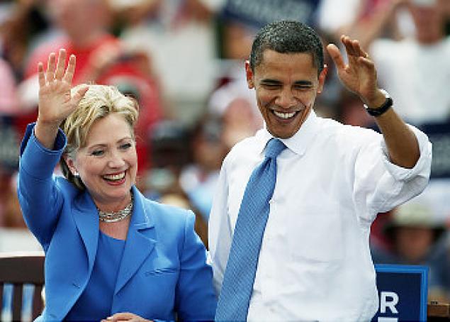 Hillary Clinton et Barack Obama