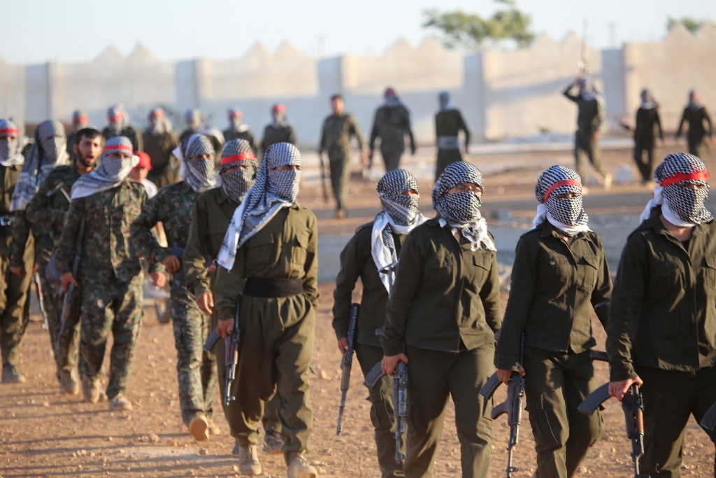 Combattants Kurdes en Syrie