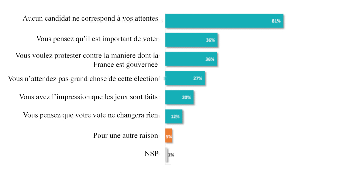 Les motivations du vote blanc