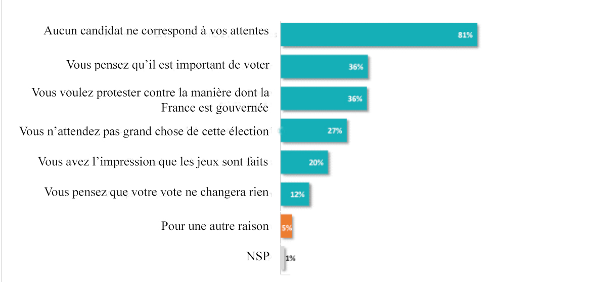 Les motivations du vote blanc