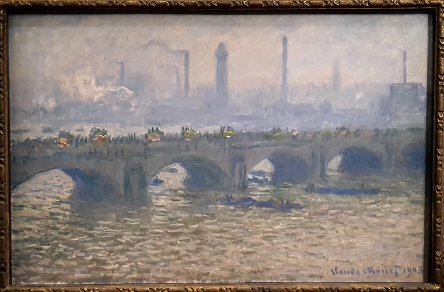 Le Pont de Waterloo, temps gris, Claude Monet, 1903