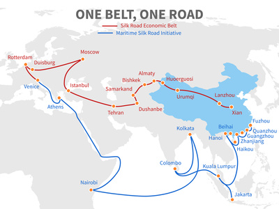 Les deux « Routes de la soie » au début du XXIe siècle - Revue Politique et  Parlementaire