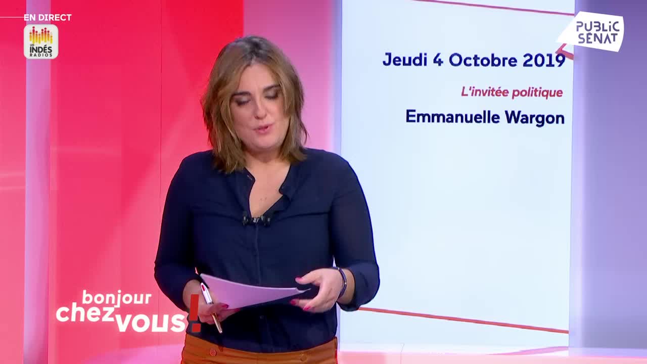 Emmanuelle Wargon est l&rsquo;invité de Bonjour chez vous ! Public Sénat