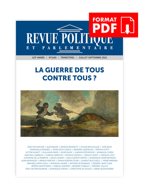 Revue Politique et Parlementaire n° 1100 – PDF
