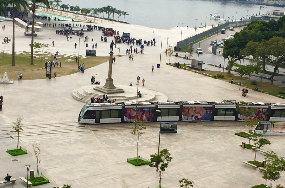 Tramway de Rio de Janeiro en 2017 (© LATFRAN)