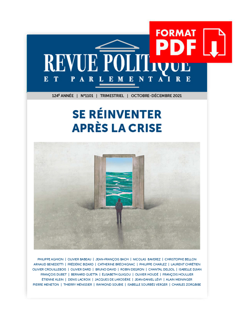 Revue Politique et Parlementaire n°1101 – PDF