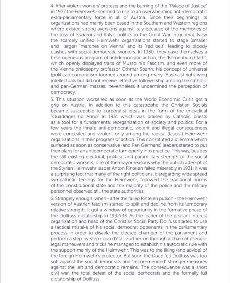 Signification et portée de la marche sur Rome : Europe, Amérique latine