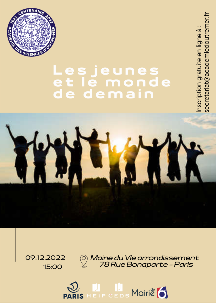 Académie des sciences d&rsquo;outre-mer – « Les jeunes et le monde de demain »