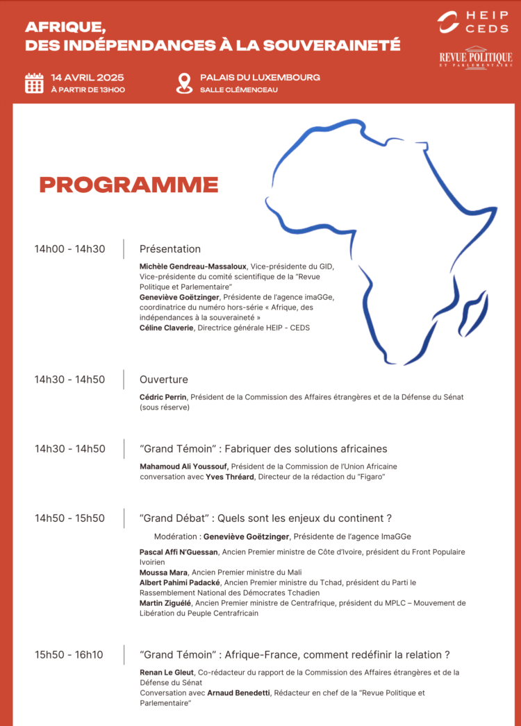 Colloque « Afrique, des indépendances à la souveraineté »