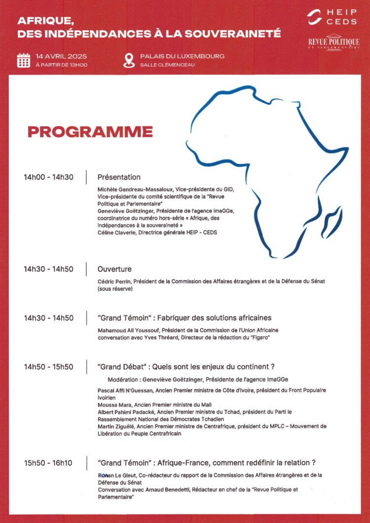 Colloque « Afrique, des indépendances à la souveraineté »