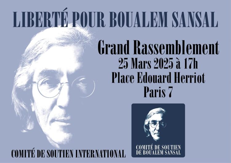 Grand rassemblement pour Boualem Sansal