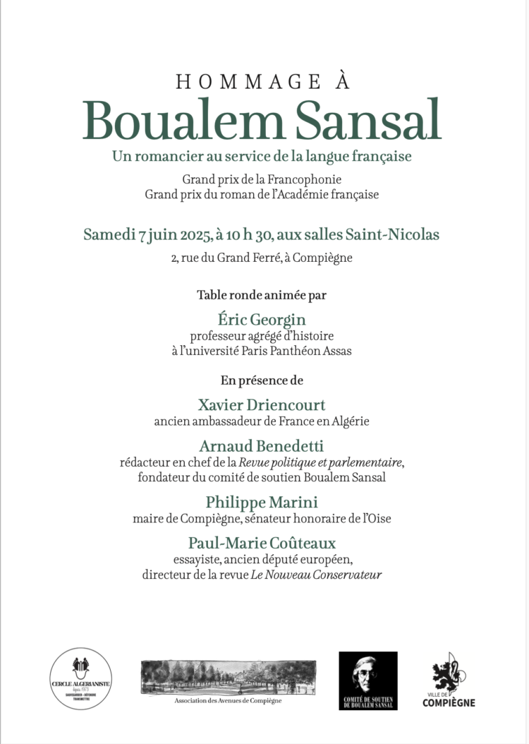 Hommage à Boualem Sansal