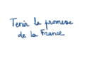 Tenir la promesse de la France – Bernard Cazeneuve
